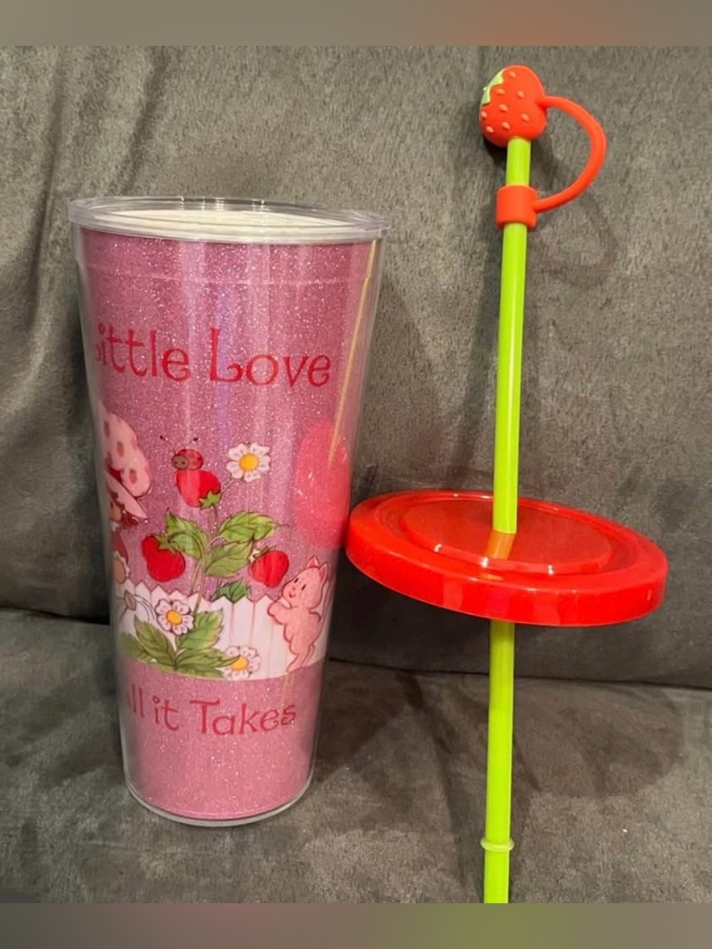 Strawberry Shortcake 24oz Tumbler New